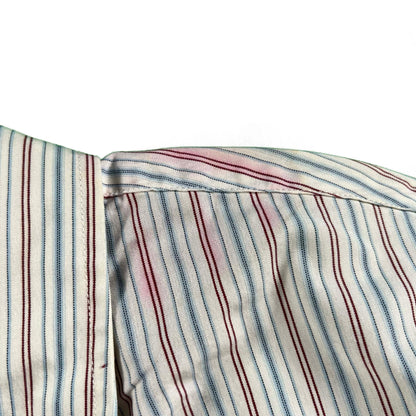 2007 Banana Republic Striped 100% Cotton Button Up Shirt- XL