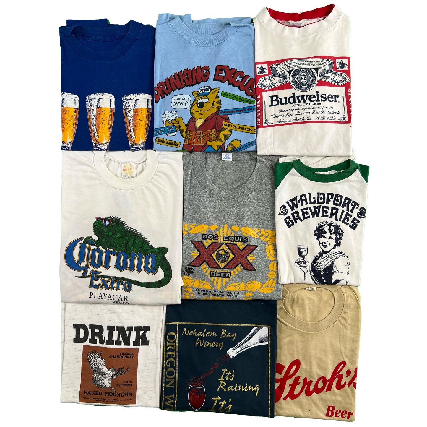 Vintage Beer Tee Pack- SELECT SIZE