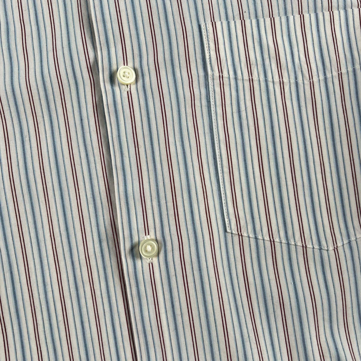 2007 Banana Republic Striped 100% Cotton Button Up Shirt- XL