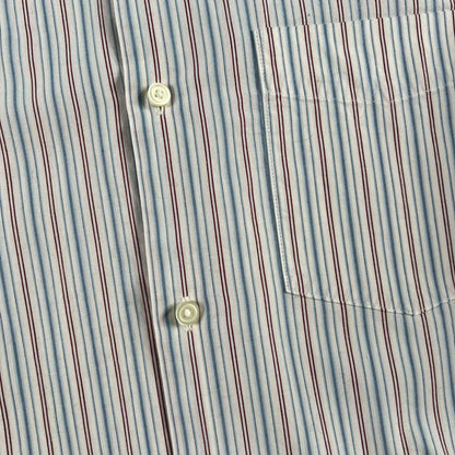 2007 Banana Republic Striped 100% Cotton Button Up Shirt- XL