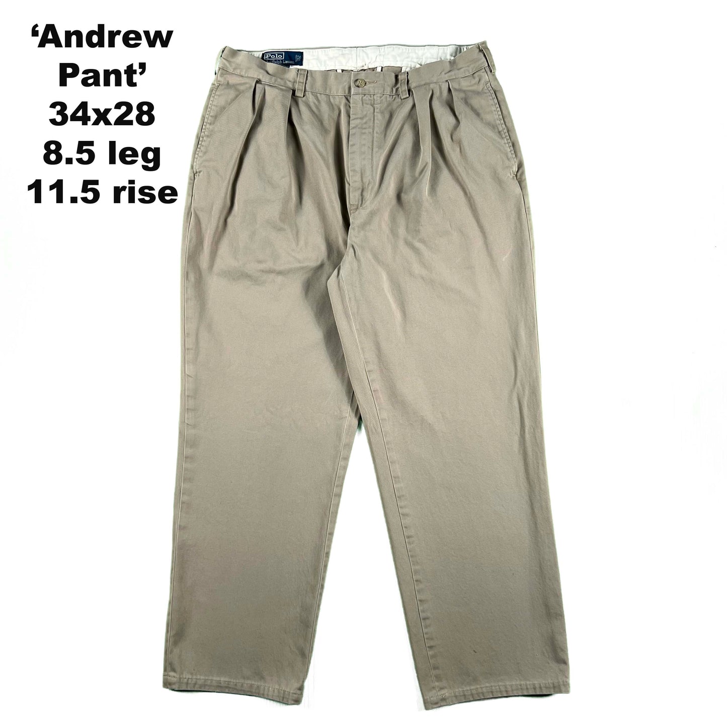 Vintage Polo by Ralph Lauren Cotton Chino Pants- SELECT PAIR