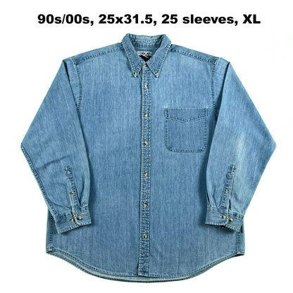 Vintage Denim Button Up Shirts- SELECT SHIRT