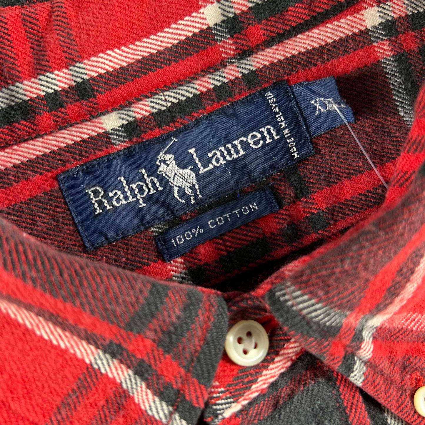 Vintage Ralph Lauren 100% Cotton Flannel Shirts- SELECT SHIRT
