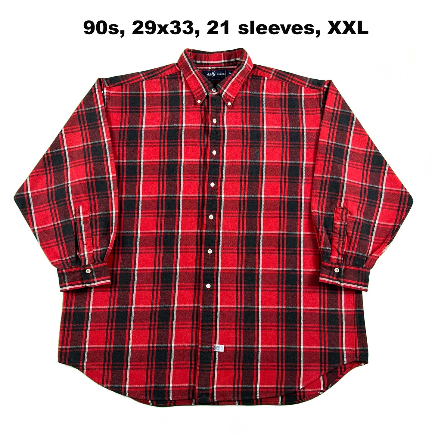 Vintage Ralph Lauren 100% Cotton Flannel Shirts- SELECT SHIRT