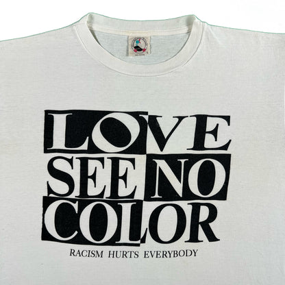 90s Love See No Color Tee- L