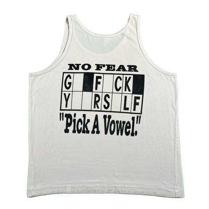 90s Go Fuck Yourself No Fear Tank Top- L