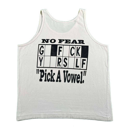 90s Go Fuck Yourself No Fear Tank Top- L