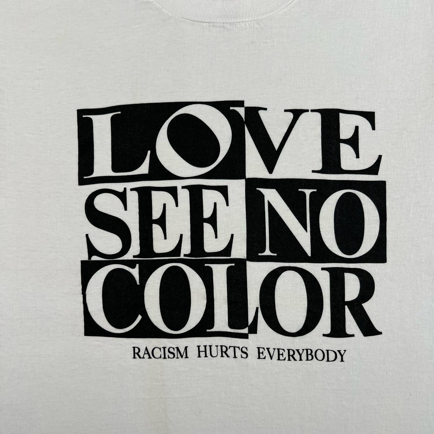 90s Love See No Color Tee- XL