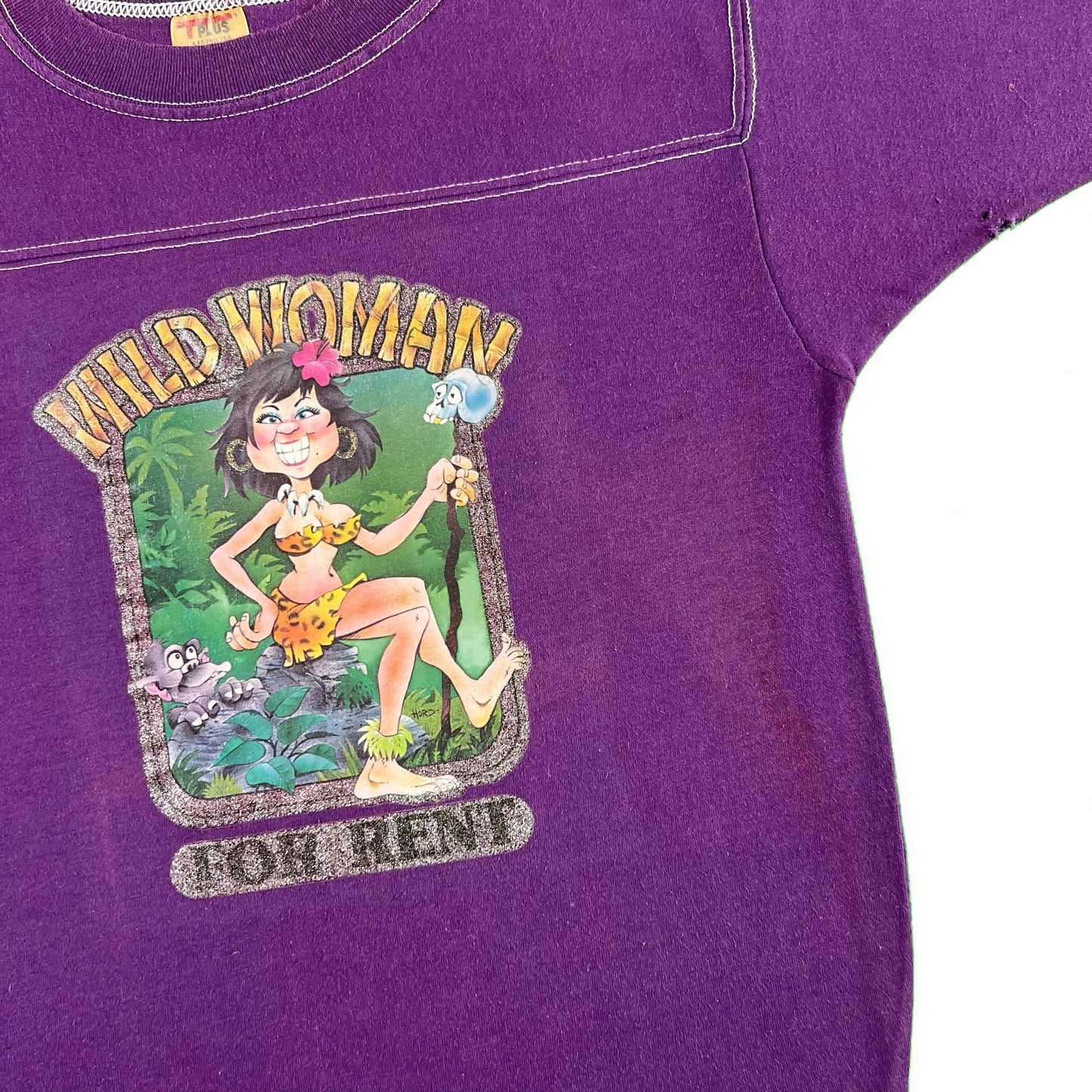 70s Wild Woman for Rent Tee- M