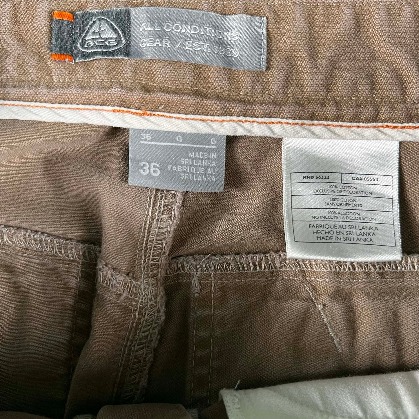 00s Nike ACG Painter's Cargo Pants- 35x30