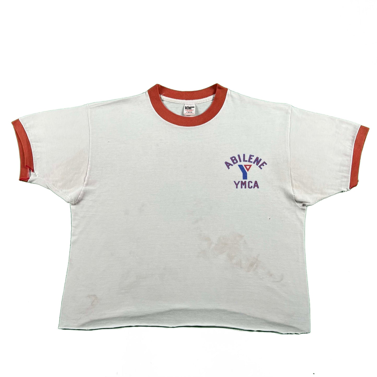 70s Abilene YMCA Cropped Ringer Tee- S/M