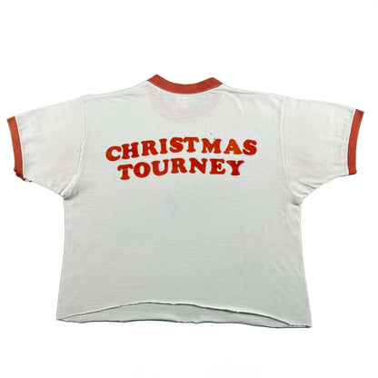 70s Abilene YMCA Cropped Ringer Tee- S/M