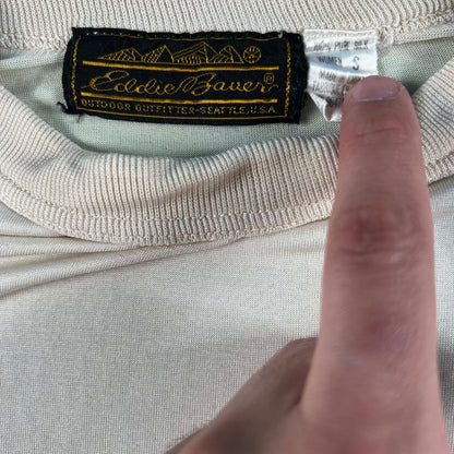90s Eddie Bauer Silk Top- S