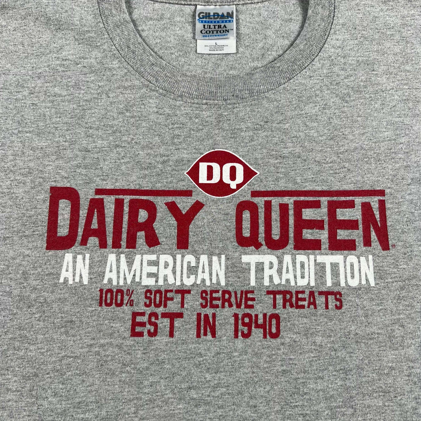 y2k Dairy Queen Long Sleeve Tee- L
