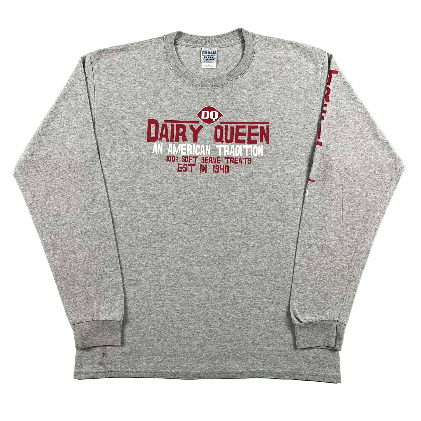 y2k Dairy Queen Long Sleeve Tee- L