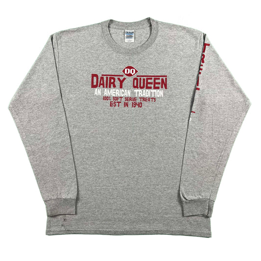 y2k Dairy Queen Long Sleeve Tee- L