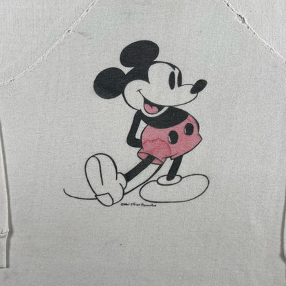 60s Test Print Mickey x Harvard Sweatshirt- L