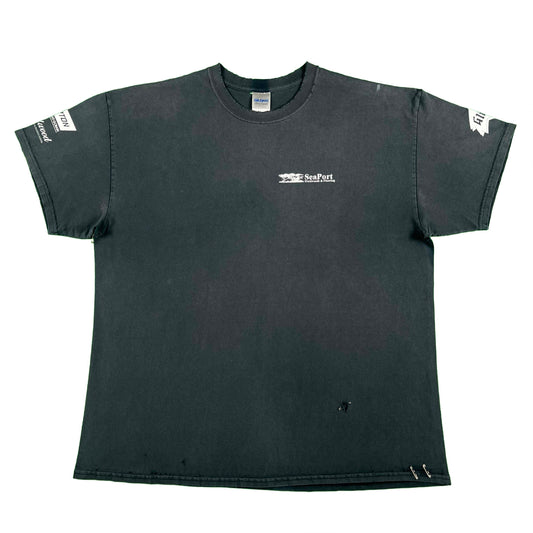 Perfectly Faded & Thrashed 'SeaPort' Tee- XL