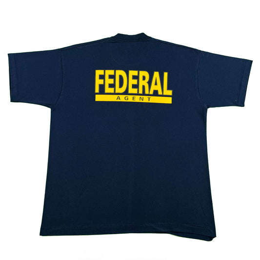 90s Federal Agent Tee- XL