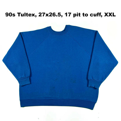 Vintage Blank Blue Sweatshirts- SELECT SWEAT
