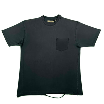 00s Thrashed Black Ghost Pocket Tee- XL