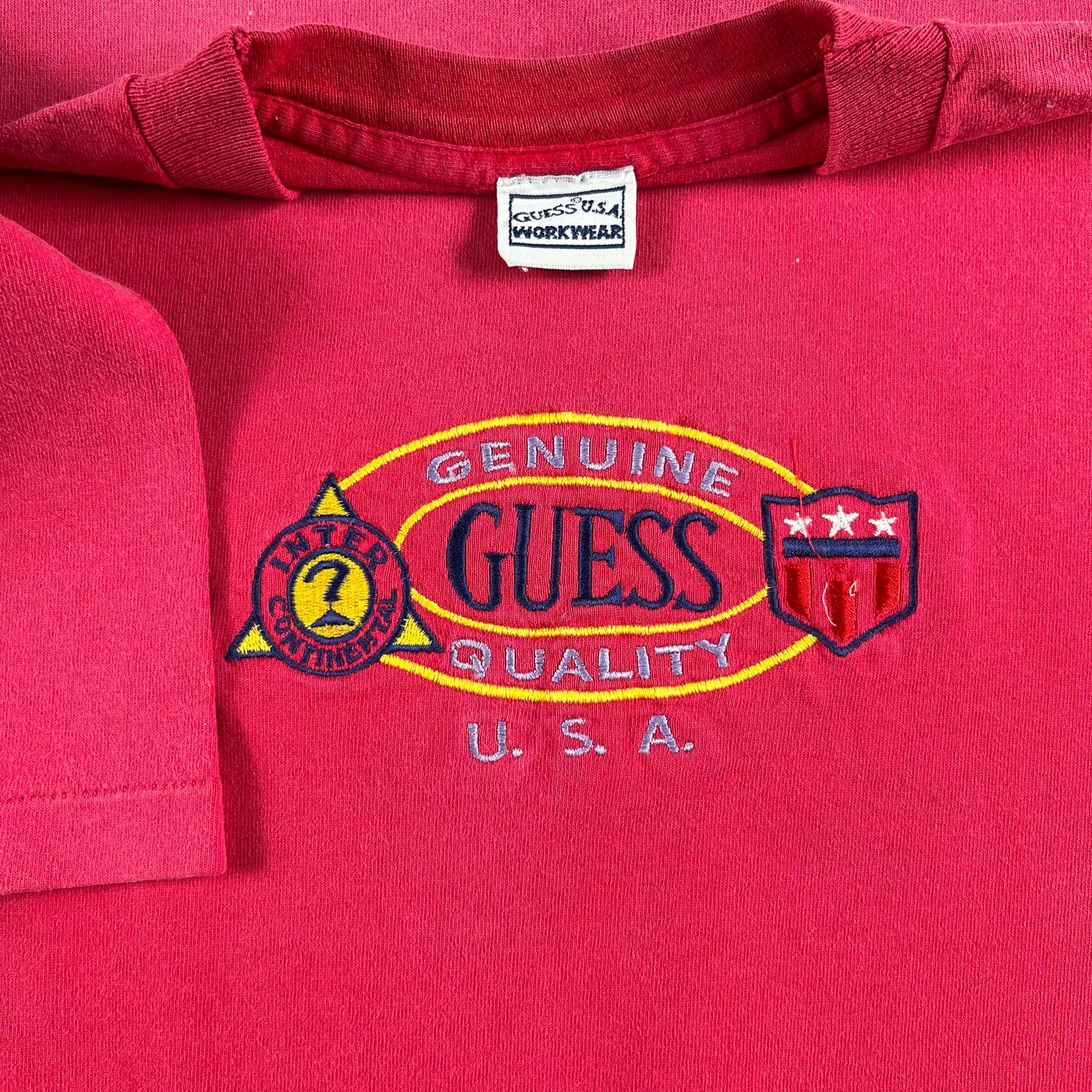 90s GUESS USA Workwear Tee- XL