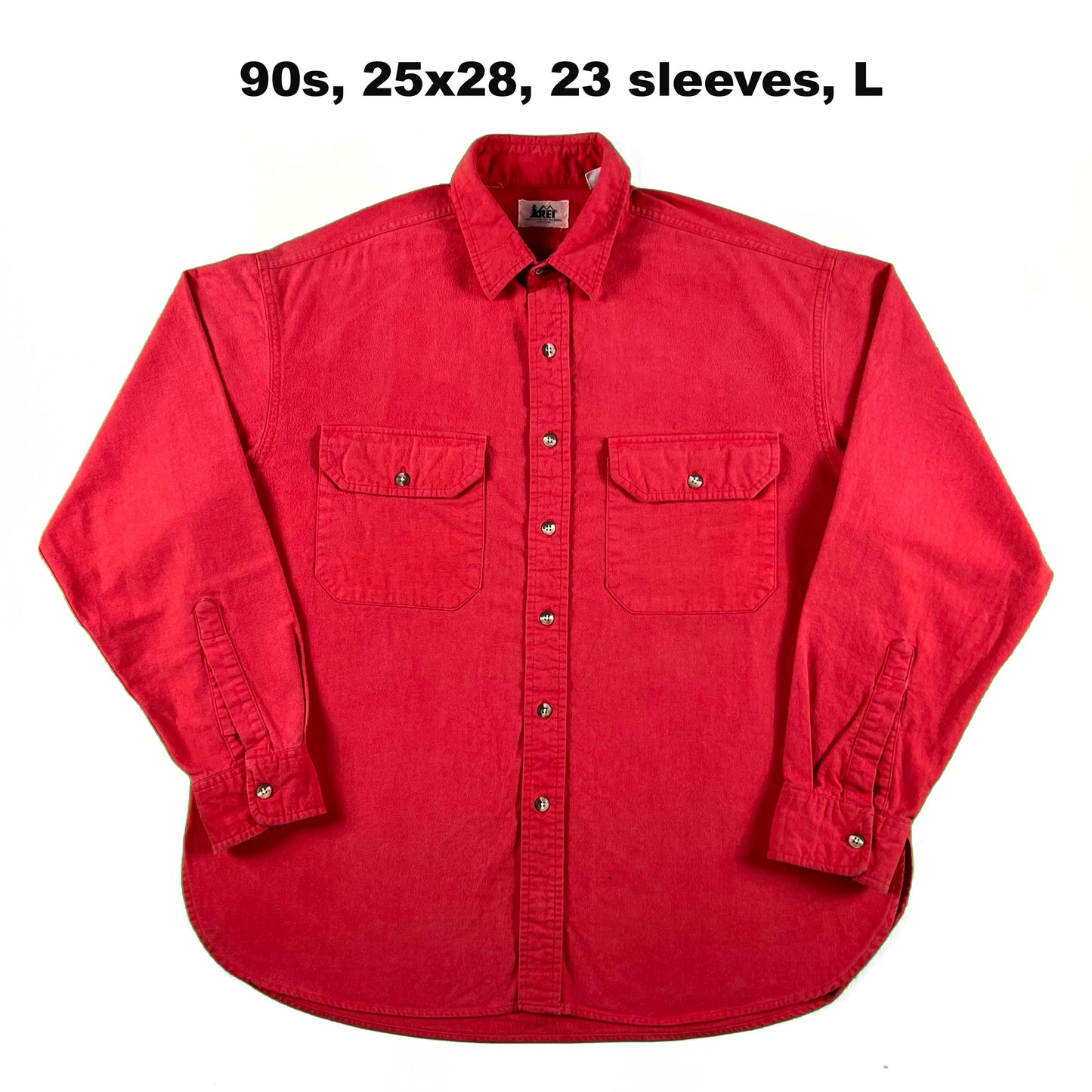Vintage R.E.I 100% Cotton Chamois Shirts- SELECT SHIRT