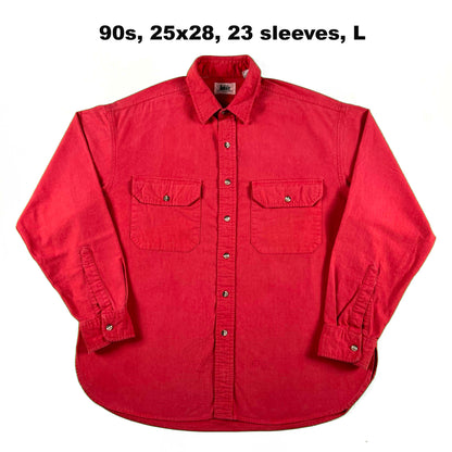 Vintage R.E.I 100% Cotton Chamois Shirts- SELECT SHIRT