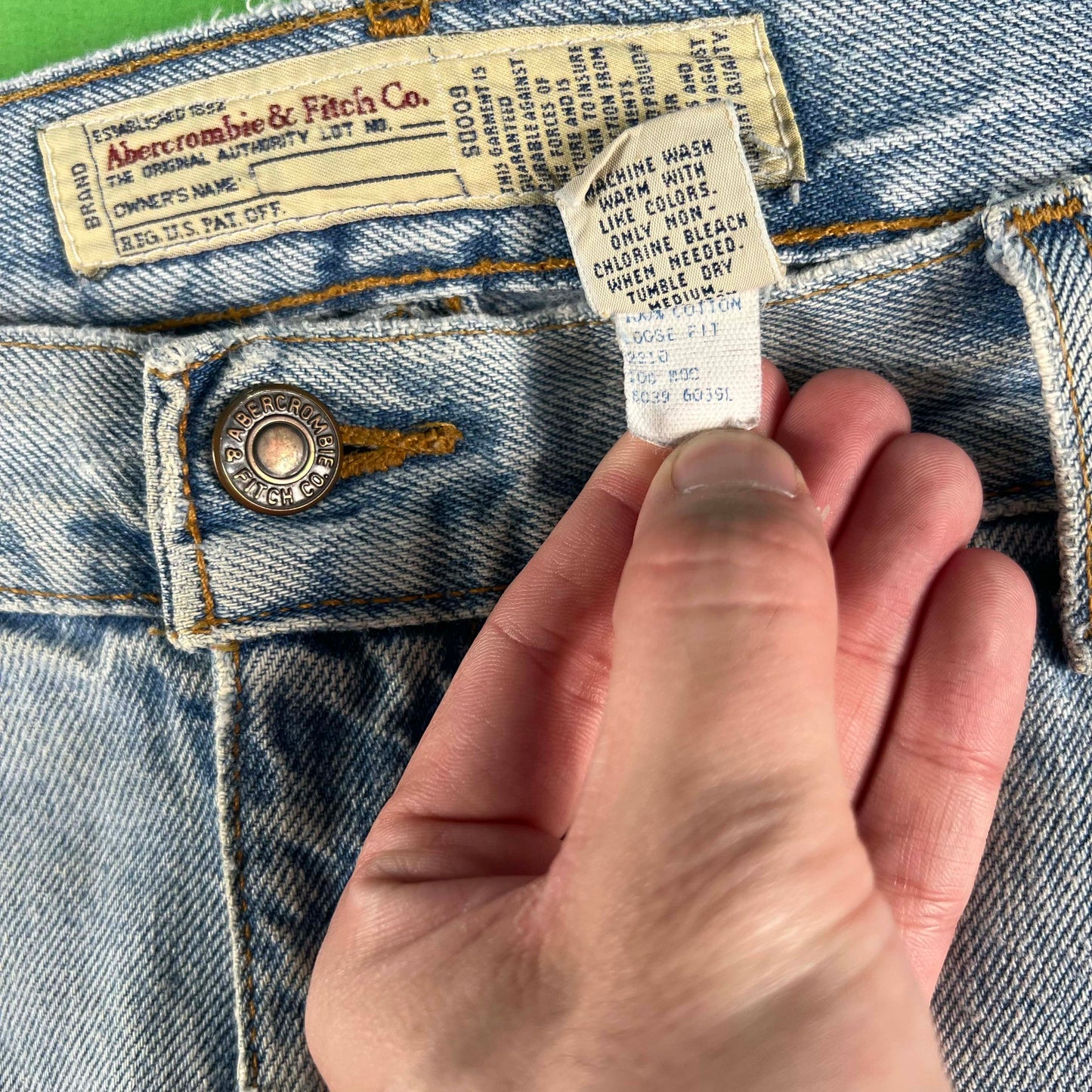 90s Abercrombie & Fitch Loose Fit Denim- 36x29