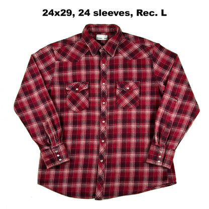 Vintage 100% Cotton Wrangler Western Flannels- SELECT SHIRT