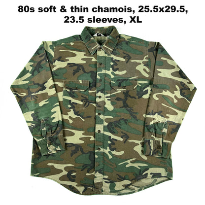 Vintage Camo Button Up Shirts- SELECT SHIRT