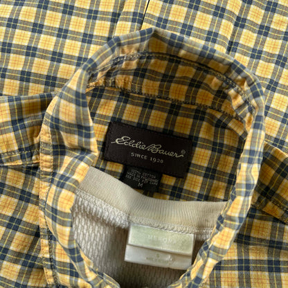 Vintage Eddie Bauer Cropped Plaid Shirt & Waffle Knit Thermals- SELECT COMBO