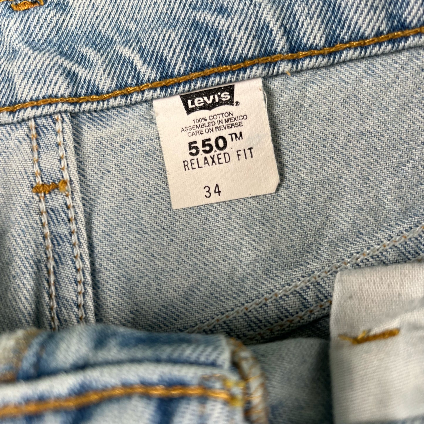 90s Levi's Orange Tab 550 Jorts- 33x8.5