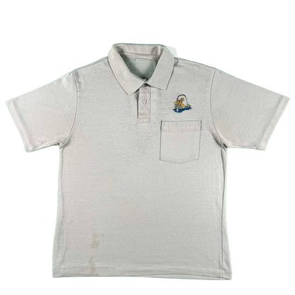 80s Fishing Collared Pocket Tee- M