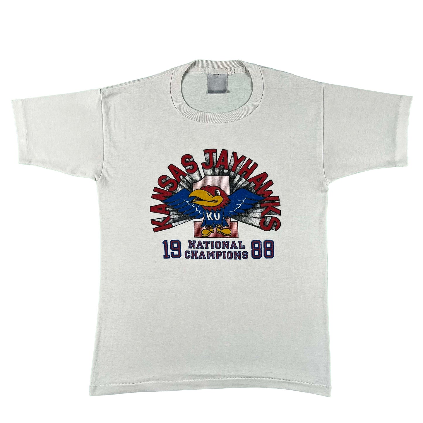1988 Kansas Jayhawks Basketball National Champs Tee- S