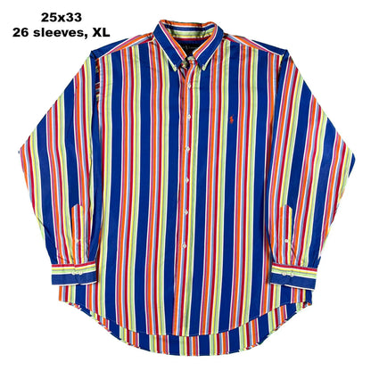 Vintage Ralph Lauren 100% Cotton Button Up Shirts- SELECT SHIRT