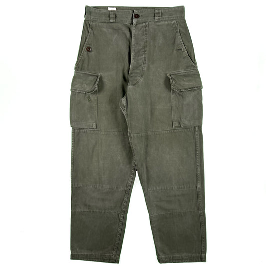 50s Double Front Euro Army Cargo Pants- 29x26