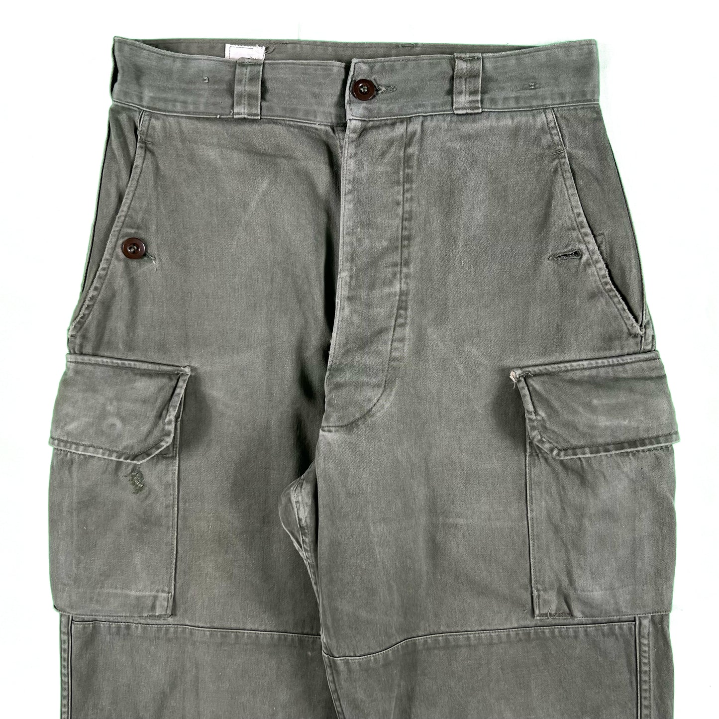 50s Double Front Euro Army Cargo Pants- 29x26