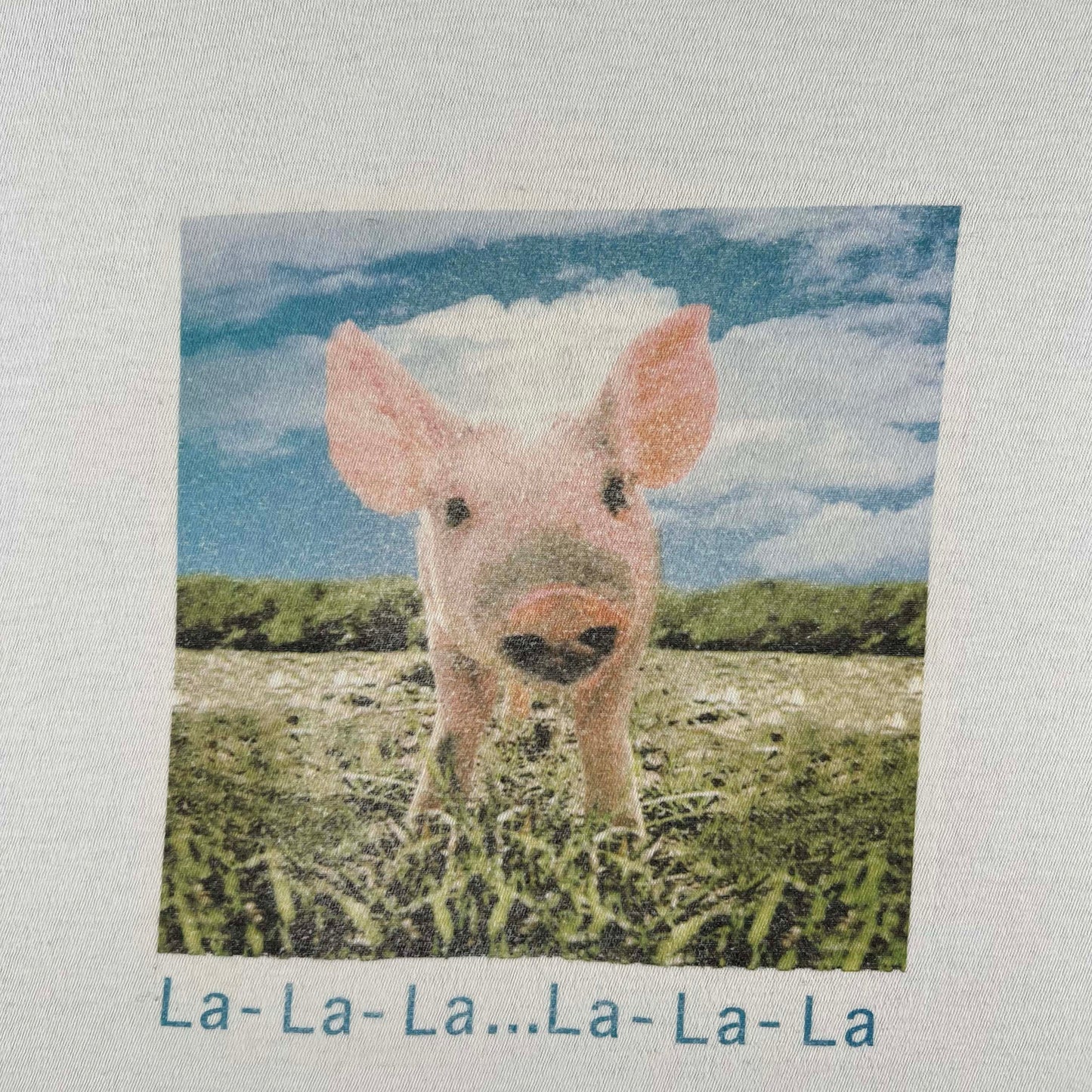 90s La-La-La Pig Tee- M