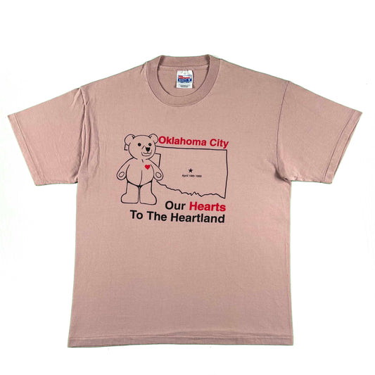 90s Oklahoma City B*mbing Tee- L