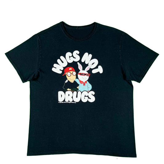 Hugs Not Drugs Tee- L