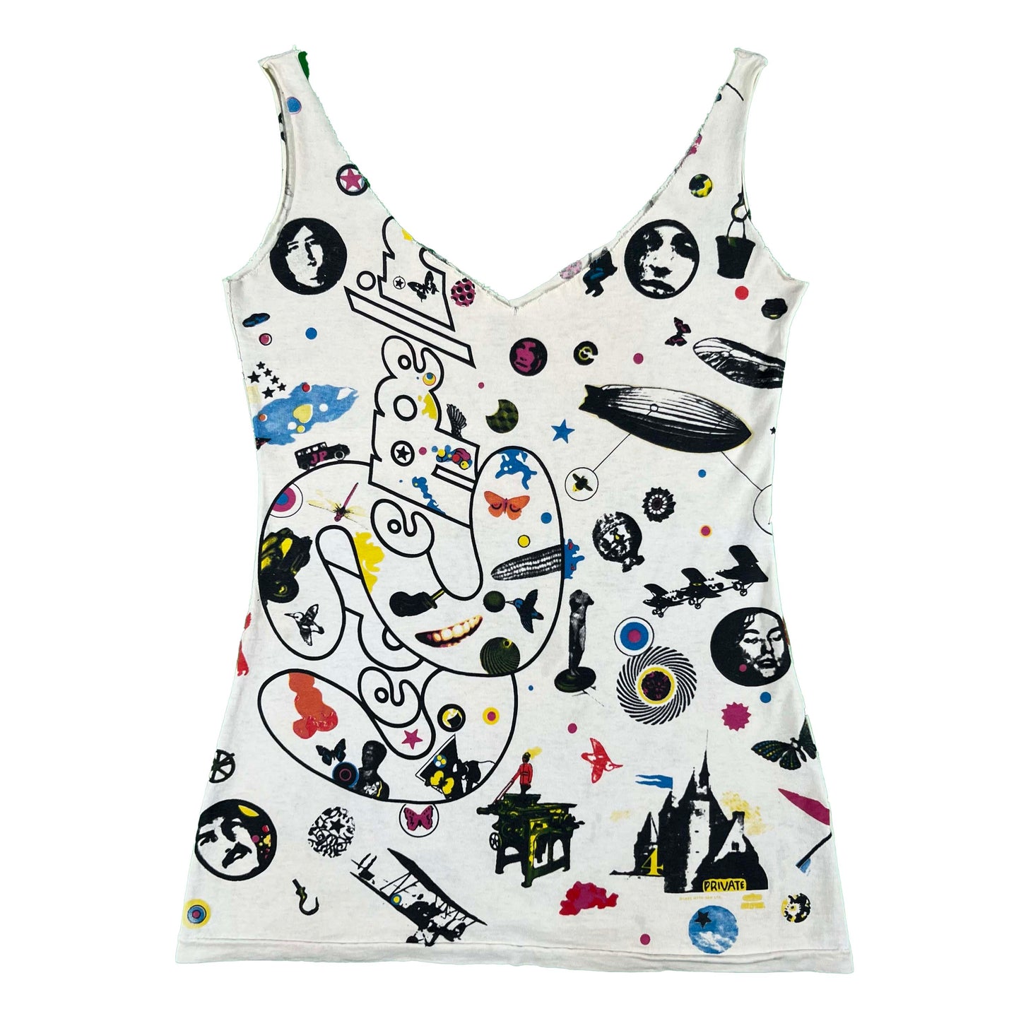80s Led Zeppelin 3 Tank Top- M