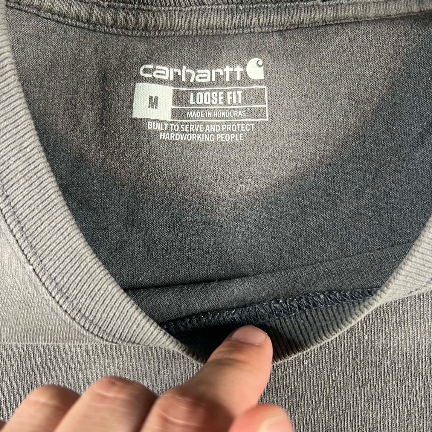 Sun Faded Carhartt Tee- M