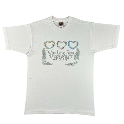 90s With Love from Vermont Tee- L