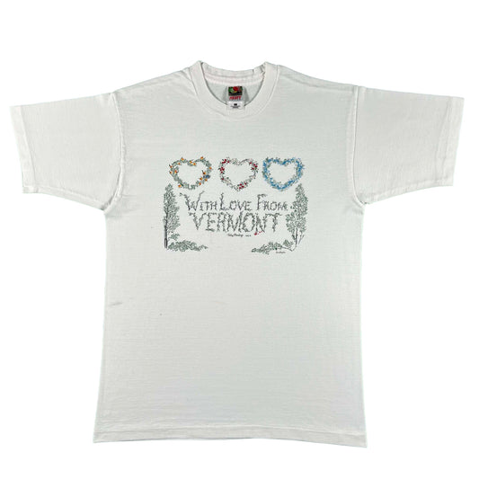 90s With Love from Vermont Tee- L