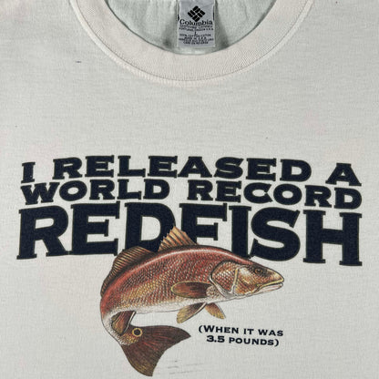 90s I Released a World Record Redfish Tee- L