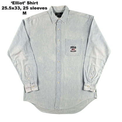 Vintage Ralph Lauren 100% Cotton Button Up Shirts- SELECT SHIRT