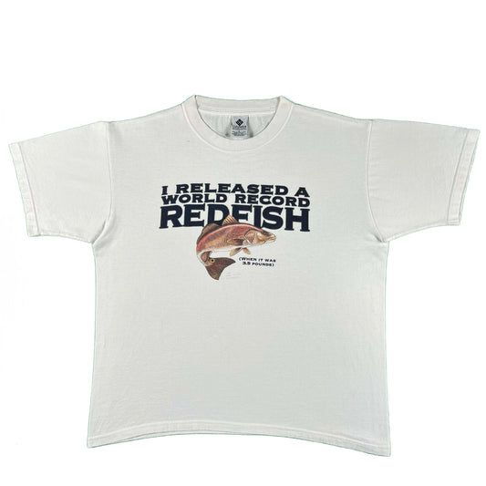 90s I Released a World Record Redfish Tee- L