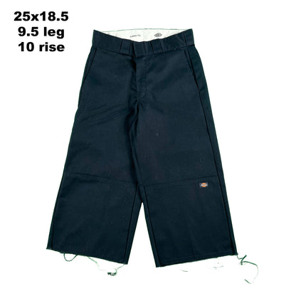 Dickies Navy Blue Double Knee Capris- SELECT PAIR