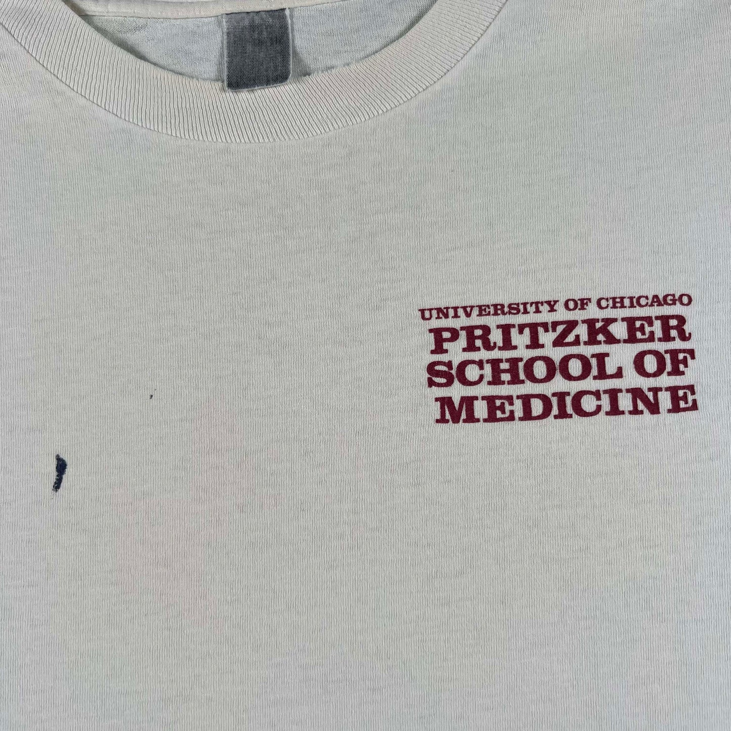 80s U of Chicago Pritzker School of Medicine L/S Tee- XL